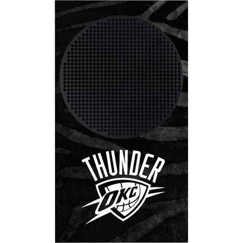 NBA Oklahoma City Thunder Black Animal Print Xbox Series S Console Skin